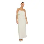 Платье без рукавов Vila Chiffan Pleat, бежевый - фото 5