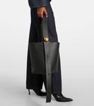 Кожаная сумка-ведро Pebble Medium Loewe, черный - фото 2