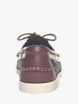 Портленд спиннакер кожаные лодочные туфли Sebago, Navy/Dark Brown - фото 4
