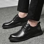 Повседневные мужские туфли черные экстравагантные - фото 4