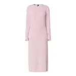 Платье Pieces Flora long sleeve midi, розовый - фото 3