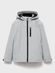 Детская куртка Hank с капюшоном Mango, Grey - фото