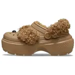 Сабо женские Crocs, коричневый - фото