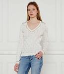 Свитер Рози 4г Regular fit Guess Jeans, экрю - фото