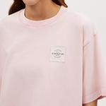 Футболка женская розовая Coach - фото 4