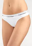 Calvin Klein Underwear String "MODERN COTTON", с широкими манжетами, белый - фото