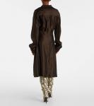 Юбка миди Nania twill Khaite, Bark - фото 3