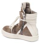 Высокие кроссовки Geobasket из замши и кожи Rick Owens, коричневый - фото 2