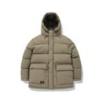 COVERNAT Унисекс пуховик бежевый - фото