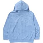 Bape Solid Camo джерси расслабленного кроя худи с молнией A BATHING APE, серый - фото 7