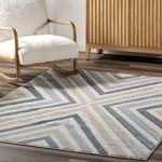 Современный шевронный ковер Neveah Nuloom, 153x229 см - фото 9