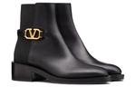Valentino VLogo Signature ботинки черные Women's - фото 5