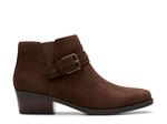 Ботинки Clarks Danyelle Wish Bootie, Brown Suede - фото 4