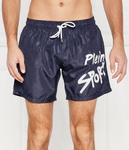 Шорты мужские Plein Sport пляжные с логотипом, синий - фото