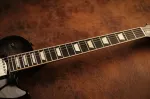 Gibson Les Paul Studio Session в полупрозрачном черном цвете с эффектом выгорания - фото 5