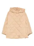 Стеганая куртка с капюшоном Liviana Conti, бежевый - фото