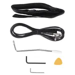 Электрогитара Glarry GST Maple Fingerboard, черно-белая - фото 12