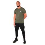 Футболка Alpha Industries Basic Small Logo, зеленый - фото 3