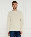 Свитер Эвандер regular fit Guess Jeans, кремовый - фото