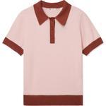 Женская поло Levis, розовый - фото