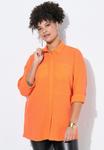 Блуза MIAMODA Button-down blouse, Mandarin/Orange - фото