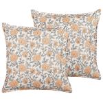 Декоративные подушки набор из 2-х штук Beliani, экрю - фото