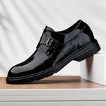 Туфли мужские черные SULEGAO, черные (увеличение роста на 6 см) - фото 2