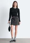 Юбка & other stories A-line skirt, Dark Grey - фото 2