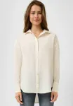 Блузка на пуговицах Qs, Creme - фото