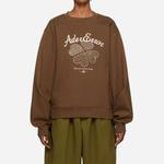 Свитшот унисекс коричневый ADER ERROR - фото 4