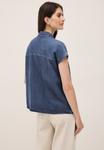 Блуза Cecil Button-down blouse, Blau/Blue - фото 3