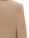 Креповый блейзер Saint Laurent, бежевый - фото 4