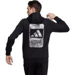 Толстовка Men's adidas Casual Sports Pullover Black, черный - фото 4