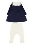 Платье Sailor-collar dress set Petit Bateau, синий - фото 2