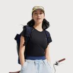 Женская черная футболка LiNing Cool Tea - фото 5