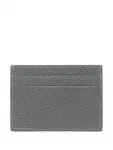 Кожаный картхолдер THOM BROWNE, серый - фото 2