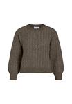 Джемпер VILA VIRYLEIGH O-NECK L/S, Hellbraun/Light Brown - фото