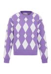 Свитер FENIA Sweater, цвет LILA WEISS - фото