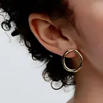 Pandora Позолоченные серьги women's gold - фото 6