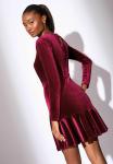 Платье Lipsy Day dress, Burgundy Red/Red - фото 3
