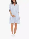 Платье Ripe Samantha Stripe Maternity, цвет sky blue/white - фото