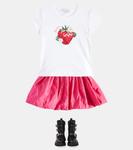 Кожаные байкерские ботинки Monnalisa, Nero - фото 2