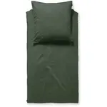 Постельное белье Damai «Мик», имитация льна, зеленый - фото