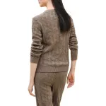 HERMES Свитер FW25 Women's Gray White - фото 3