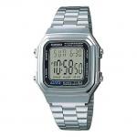 Часы Casio Retro Fashion Digital Watch 'Silver Black', цвет silver - фото