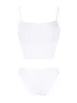 Танкини Strap с жатым эффектом Hunza G, белый - фото 2