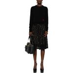 Свитер с сердечками MOSCHINO, черный - фото 4