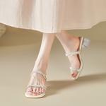 Женские тапочки Slide WESTLINK, серебряный - фото 7