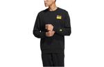 Толстовка Men's adidas neo Alphabet Pattern Printing Sports Round Neck Pullover Black, мультиколор - фото 2
