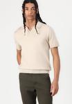 Рубашка поло TELLER Selected Homme, бежевый - фото 4